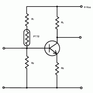 Ultimele tipuri de protectii optionale - Circuit simplu cu termistor